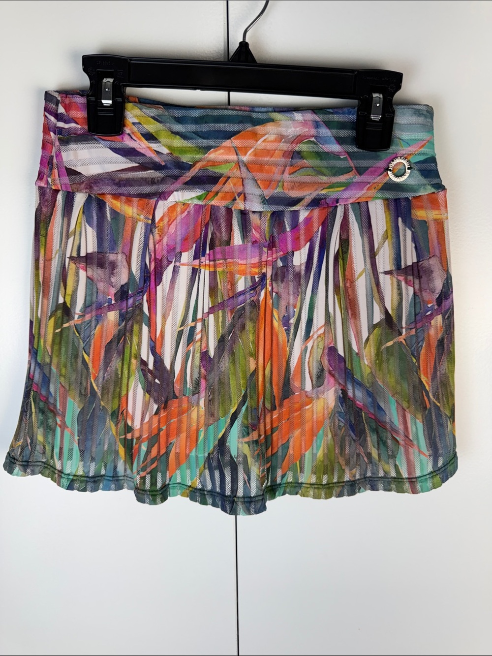 Blue Fish girls size large, bird of paradise print skort